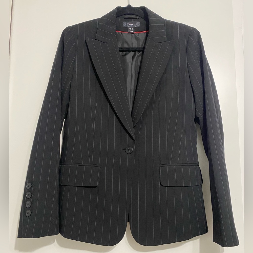 H&M Pinstripe Blazer